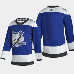 Youth Tampa Bay Lightning 2021 Season Reverse Retro Special Edition Authentic Blue Jersey