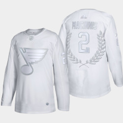 Al MacInnis #2 Hall of Famers St. Louis Blues White Award Jersey