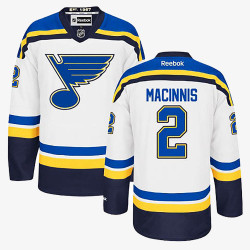 Al Macinnis St. Louis Blues White Away Jersey