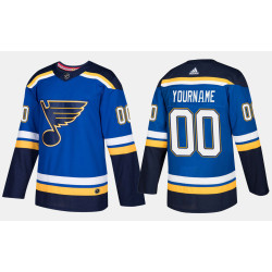 Youth St. Louis Blues #00 Custom Home Blue Jersey