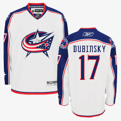 Brandon Dubinsky Columbus Blue Jackets White Away Jersey
