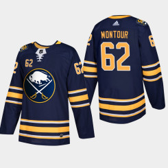 Men's Buffalo Sabres Brandon Montour #62 Navy 50th Anniversary Home Authentic Player Jersey Men's Buffalo Sabres Brandon Montour #62 Navy 50th Anniversary Home Authentic Player Jersey