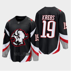 Peyton Krebs Buffalo Sabres 2022-23 Goathead Third Premier Breakaway Player Black Jersey