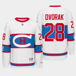 Winter Classic 2016 Montreal Canadiens Christian Dvorak Throwback White #28 Jersey Winter Classic 2016 Montreal Canadiens Christian Dvorak Throwback White #28 Jersey