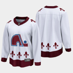 Men's Colorado Avalanche Special Edition 2020-21 Breakaway Blank White Jersey