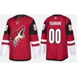 Arizona Coyotes #00 Custom Home Red Jersey Arizona Coyotes #00 Custom Home Red Jersey