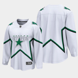 Men's Dallas Stars Special Edition 2020-21 Breakaway Blank White Jersey