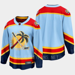 Florida Panthers Blank 2022 Special Edition 2.0 Light Blue # Jersey Breakaway