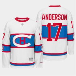 Youth Winter Classic 2016 Montreal Canadiens Josh Anderson Throwback White #17 Jersey