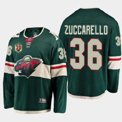 Minnesota Wild #36 Mats Zuccarello 2020-21 20th Anniversary Home Black Jersey Minnesota Wild #36 Mats Zuccarello 2020-21 20th Anniversary Home Black Jersey