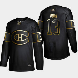 Women's Montreal Canadiens Max Domi #13 2019 NHL Golden Edition Authentic Player Jersey - Black