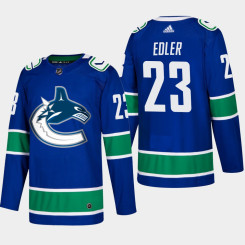 Men's Vancouver Canucks Alexander Edler #23 Home Blue Authentic Player Jersey Men's Vancouver Canucks Alexander Edler #23 Home Blue Authentic Player Jersey