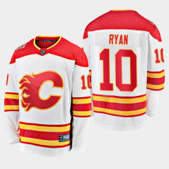 Men's Flames Derek Ryan #10 White 2019 Heritage Classic Breakaway Player Fanatics Jersey Men's Flames Derek Ryan #10 White 2019 Heritage Classic Breakaway Player Fanatics Jersey