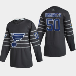 Youth St. Louis Blues Jordan Binnington #50 2020 NHL All-Star Game Gray Authentic Jersey