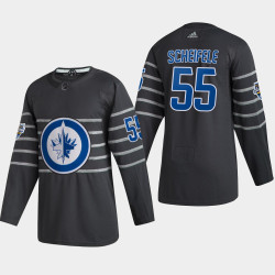 Men's Winnipeg Jets Mark Scheifele #55 2020 NHL All-Star Game Gray Authentic Jersey