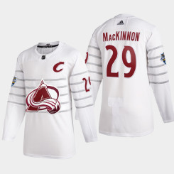 Men's Colorado Avalanche Nathan MacKinnon #29 2020 NHL All-Star Game White Authentic Jersey