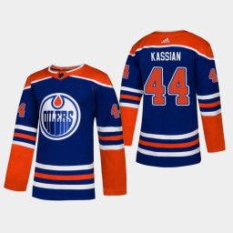 Zack Kassian Edmonton Oilers 2019 Men's Royal Authentic Player Alternate Jersey