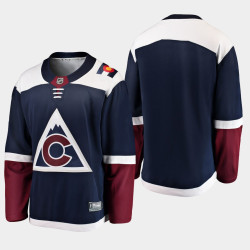 Colorado Avalanche 2019 Alternate Breakaway Blank Jersey Blue - Men's