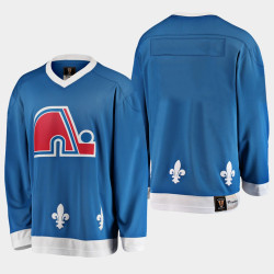 Men's Quebec Nordiques Heritage Premier Breakaway Blank Jersey Blue