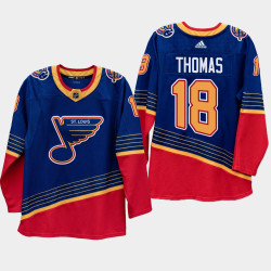 Blues #18 Robert Thomas 2020 Season 90s Heritage Authentic Pro Royal Jersey