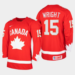 Women's Shane Wright Canada Hockey Throwback Red #15 Jersey Limited Edition