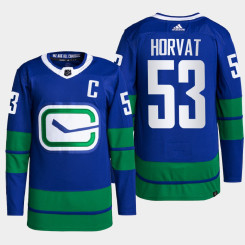 Bo Horvat #53 Vancouver Canucks Blue Jersey 2022 Alternate Primegreen Authentic Pro Bo Horvat #53 Vancouver Canucks Blue Jersey 2022 Alternate Primegreen Authentic Pro
