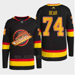 Ethan Bear #74 Vancouver Canucks Black Jersey Flying Skate Authentic Pro Ethan Bear #74 Vancouver Canucks Black Jersey Flying Skate Authentic Pro