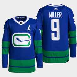 J.T. Miller #9 Vancouver Canucks Blue Jersey 2022 Alternate Primegreen Authentic Pro J.T. Miller #9 Vancouver Canucks Blue Jersey 2022 Alternate Primegreen Authentic Pro