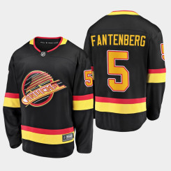 Canucks Oscar Fantenberg #5 2019-20 Flying Skate Premier Breakaway Fanatics Jersey Canucks Oscar Fantenberg #5 2019-20 Flying Skate Premier Breakaway Fanatics Jersey
