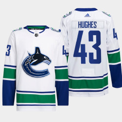 Quinn Hughes #43 Vancouver Canucks White Jersey 2022 Away Primegreen Authentic Pro Quinn Hughes #43 Vancouver Canucks White Jersey 2022 Away Primegreen Authentic Pro