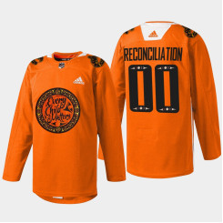 Vancouver Canucks National Day for Truth and Reconciliation Orange Warmup Jersey