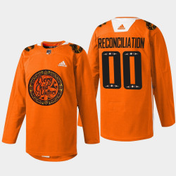 Vancouver Canucks National Day for Truth and Reconciliation Orange Warmup Jersey