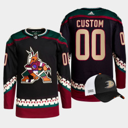Arizona Coyotes 2022 NHL Draft First Round Pick Black Custom Jersey Arizona Coyotes 2022 NHL Draft First Round Pick Black Custom Jersey