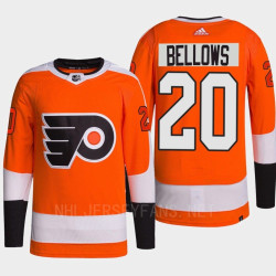 Philadelphia Flyers Kieffer Bellows Orange Authentic Pro Home Jersey