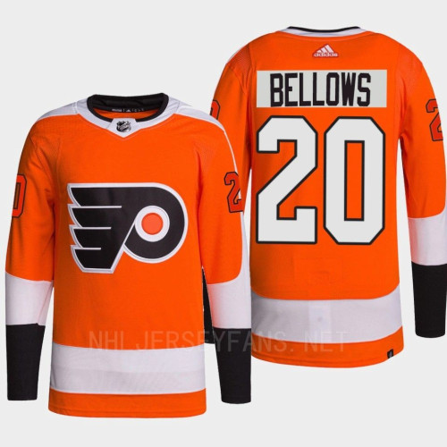 Women's Philadelphia Flyers Kieffer Bellows Orange Authentic Pro Home Jersey