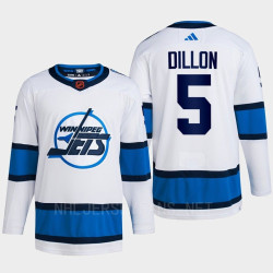 Brenden Dillon Reverse Retro 2.0 2022 Winnipeg Jets White Jersey Authentic Primegreen #5