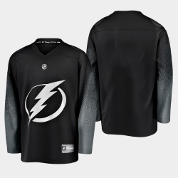 Youth Tampa Bay Lightning 2019 Alternate Breakaway Blank Jersey Black