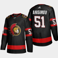 Ottawa Senators Artem Anisimov #51 2020-21 Home Authentic Black Jersey Ottawa Senators Artem Anisimov #51 2020-21 Home Authentic Black Jersey
