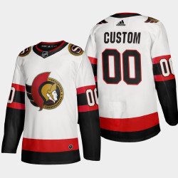 Ottawa Senators Custom #00 2020-21 Away Authentic White Jersey Ottawa Senators Custom #00 2020-21 Away Authentic White Jersey