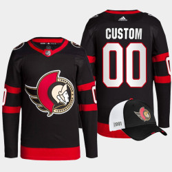 Ottawa Senators 2022 NHL Draft First Round Pick Black Custom Jersey Ottawa Senators 2022 NHL Draft First Round Pick Black Custom Jersey
