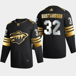 Minnesota Wild Golden Edition Filip Gustavsson Black Authentic Jersey