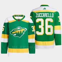Mats Zuccarello #36 Minnesota Wild Green Jersey 2022 Reverse Retro 2.0 Authentic Pro Mats Zuccarello #36 Minnesota Wild Green Jersey 2022 Reverse Retro 2.0 Authentic Pro