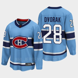 Christian Dvorak Montreal Canadiens 2022 Special Edition 2.0 Breakaway Player Retro Blue Jersey Christian Dvorak Montreal Canadiens 2022 Special Edition 2.0 Breakaway Player Retro Blue Jersey