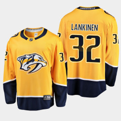 Kevin Lankinen Nashville Predators Home Breakaway Player Gold Jersey Kevin Lankinen Nashville Predators Home Breakaway Player Gold Jersey