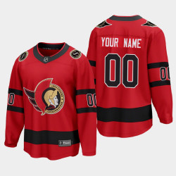 Men's Ottawa Senators Custom #00 Special Edition 2021 Red Jersey Men's Ottawa Senators Custom #00 Special Edition 2021 Red Jersey