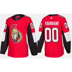 Ottawa Senators #00 Custom Home Red Jersey Ottawa Senators #00 Custom Home Red Jersey