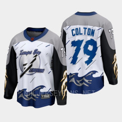 Ross Colton Tampa Bay Lightning 2022 Special Edition 2.0 Breakaway Retro White Jersey