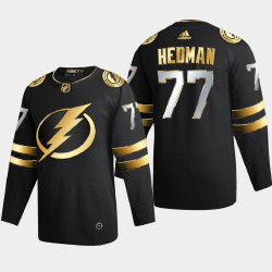 Men's Tampa Bay Lightning Victor Hedman #77 2020-21 Authentic Golden Limited Edition Jersey - Black