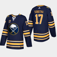 Men's Buffalo Sabres Vladimir Sobotka #17 Navy 50th Anniversary Home Authentic Player Jersey Men's Buffalo Sabres Vladimir Sobotka #17 Navy 50th Anniversary Home Authentic Player Jersey