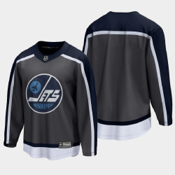 Men's Winnipeg Jets Special Edition 2020-21 Breakaway Blank Gray Jersey